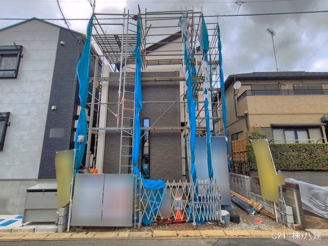 千葉県流山市松ケ丘４丁目の新築戸建て外構写真 2026年6月14日撮影