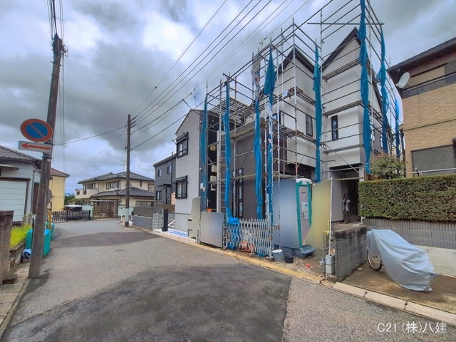 千葉県流山市松ケ丘４丁目の新築戸建て外構写真 2026年6月14日撮影