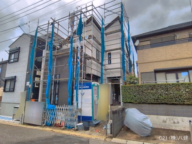 千葉県流山市松ケ丘４丁目の新築戸建て外構写真 2026年6月14日撮影