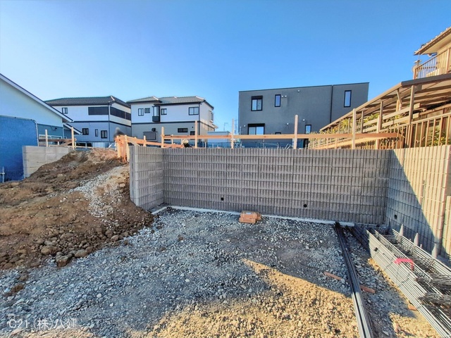 千葉県柏市逆井藤ノ台の新築戸建て基礎写真 2026年1月22日撮影