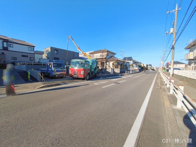 千葉県柏市逆井藤ノ台の新築戸建て基礎写真 2026年1月28日撮影