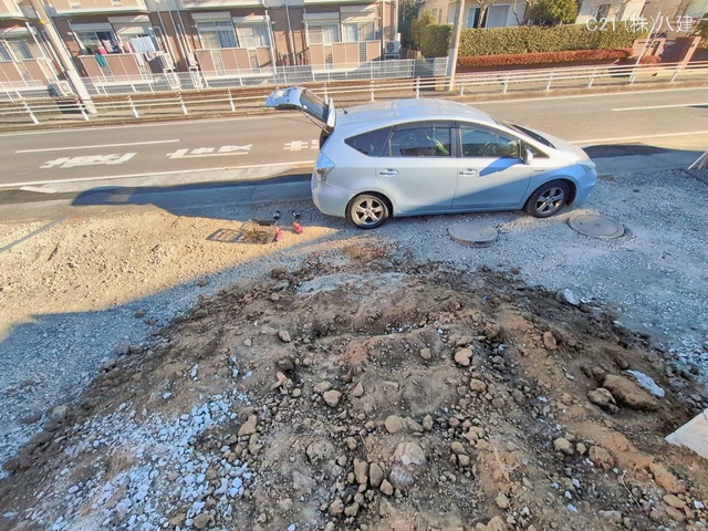千葉県柏市逆井藤ノ台の新築戸建て基礎写真 2026年1月22日撮影