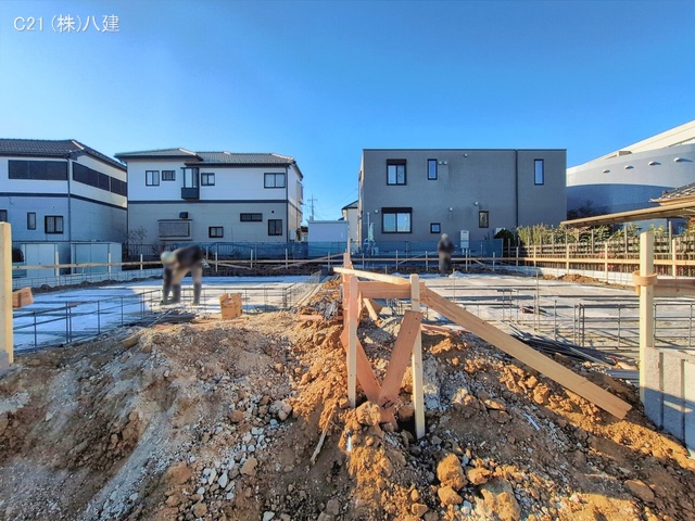 千葉県柏市逆井藤ノ台の新築戸建て基礎写真 2026年1月22日撮影