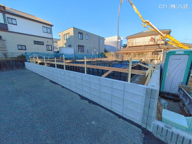 千葉県柏市逆井藤ノ台の新築戸建て基礎写真 2026年1月28日撮影