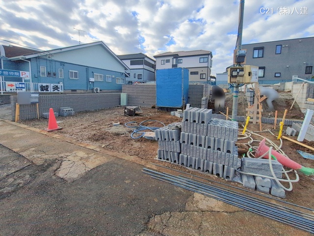 千葉県柏市逆井藤ノ台の新築戸建て基礎写真 2026年2月12日撮影