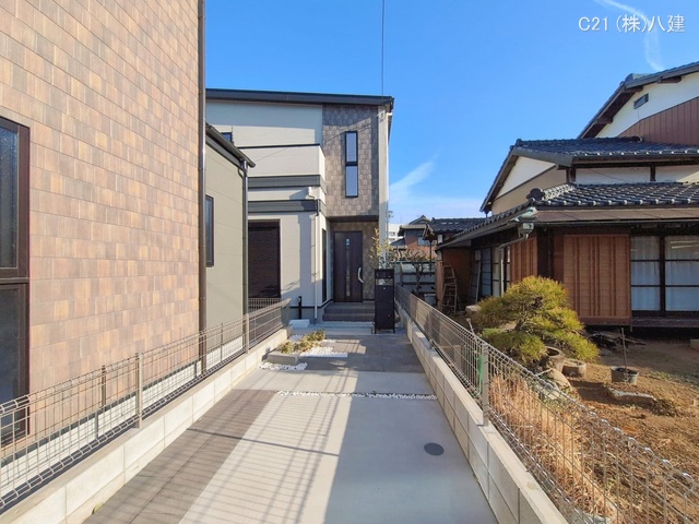 千葉県松戸市高塚新田の新築戸建て完成写真 2026年1月25日撮影