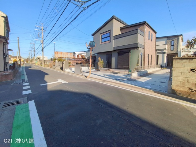 千葉県松戸市高塚新田の新築戸建て完成写真 2026年1月25日撮影