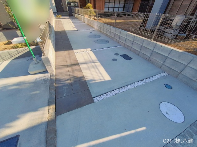 千葉県松戸市高塚新田の新築戸建て完成写真 2026年1月25日撮影