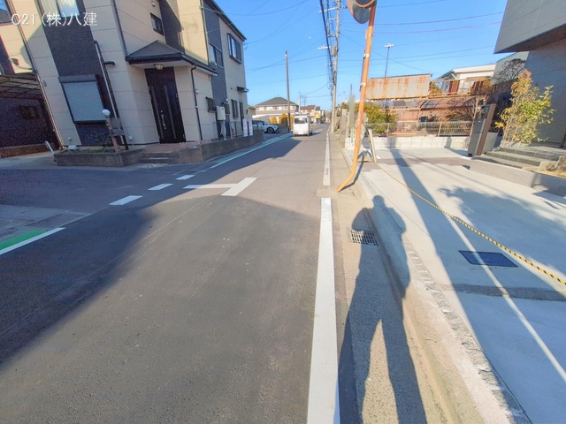 千葉県松戸市高塚新田の新築戸建て完成写真 2026年1月25日撮影