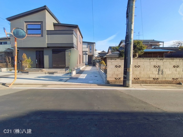 千葉県松戸市高塚新田の新築戸建て完成写真 2026年1月25日撮影