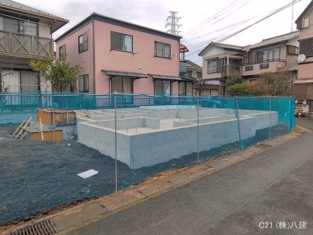 千葉県流山市駒木台の新築戸建て基礎写真 2026年3月24日撮影