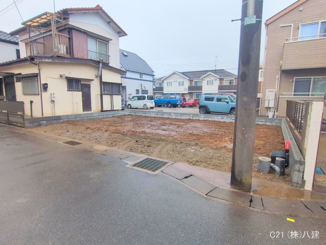 千葉県松戸市稔台8丁目の新築戸建て更地・土地写真 2025年12月23日撮影
