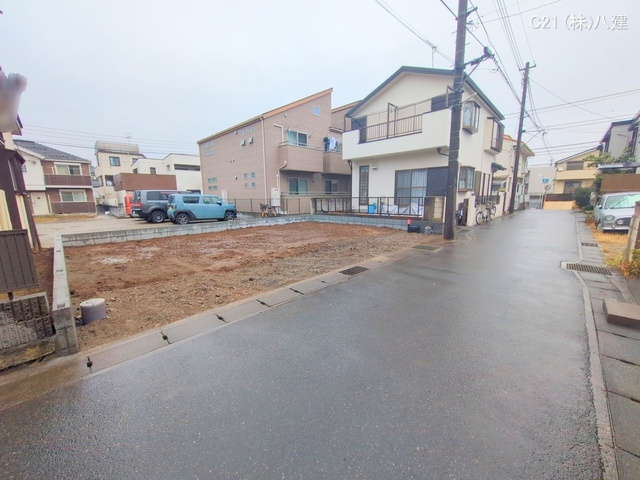 千葉県松戸市稔台8丁目の新築戸建て更地・土地写真 2025年12月23日撮影