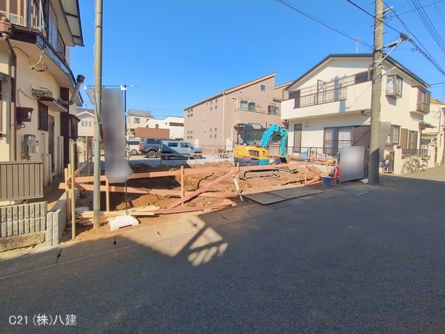 千葉県松戸市稔台8丁目の新築戸建て基礎写真 2026年2月3日撮影