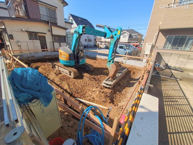 千葉県松戸市稔台8丁目の新築戸建て基礎写真 2026年2月3日撮影