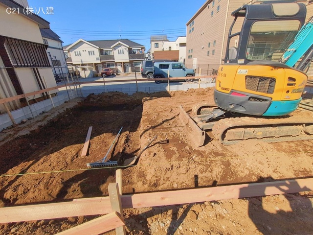 千葉県松戸市稔台8丁目の新築戸建て基礎写真 2026年2月3日撮影