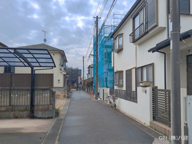 千葉県松戸市稔台8丁目の新築戸建てシート写真 2026年3月22日撮影