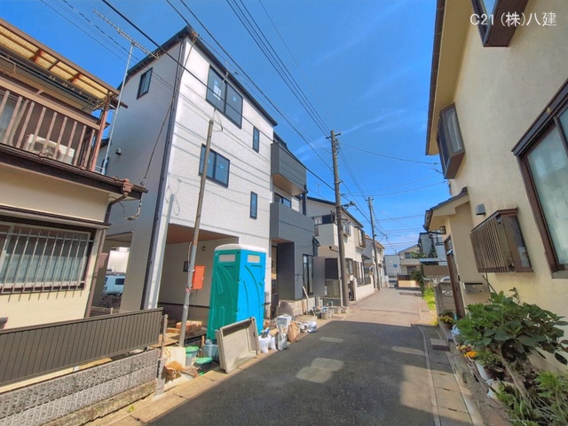 千葉県松戸市稔台8丁目の新築戸建て外構写真 2026年4月16日撮影
