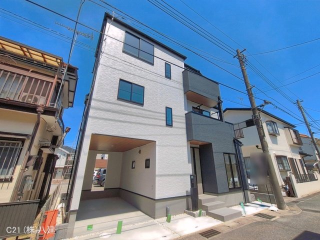 千葉県松戸市稔台8丁目の新築戸建て完成写真 2026年5月12日撮影