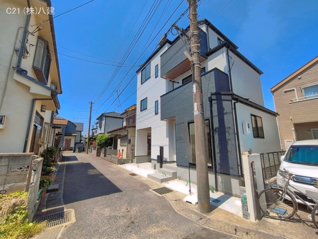 千葉県松戸市稔台8丁目の新築戸建て完成写真 2026年5月12日撮影