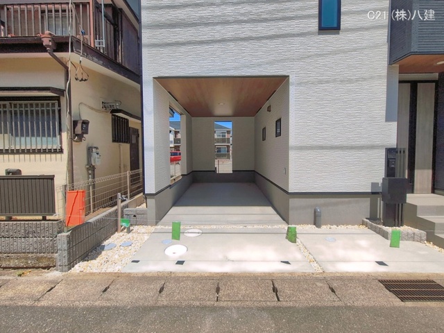 千葉県松戸市稔台8丁目の新築戸建て完成写真 2026年5月12日撮影