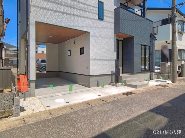 千葉県松戸市稔台8丁目の新築戸建て完成写真 2026年5月12日撮影