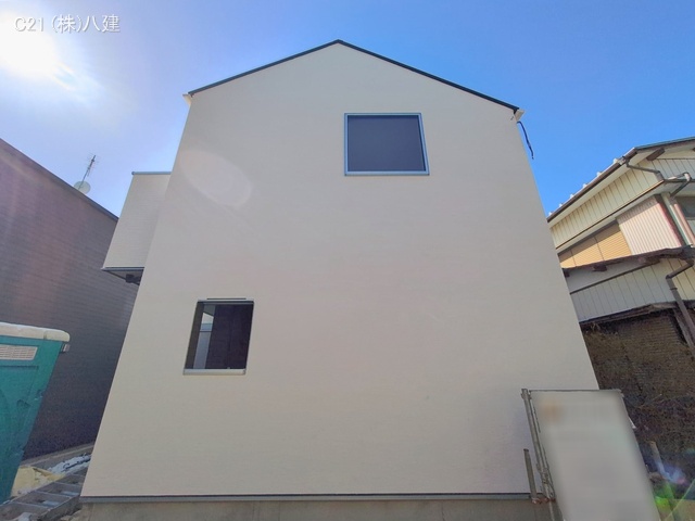 千葉県松戸市八ケ崎１丁目の新築戸建て外構写真 2026年2月8日撮影