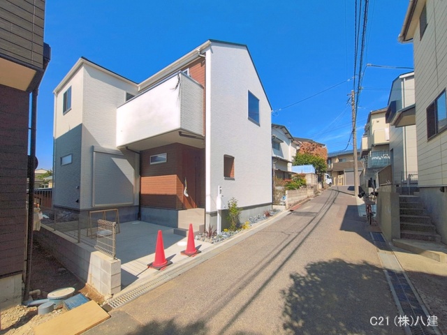 千葉県松戸市八ケ崎１丁目の新築戸建て完成写真 2026年3月23日撮影