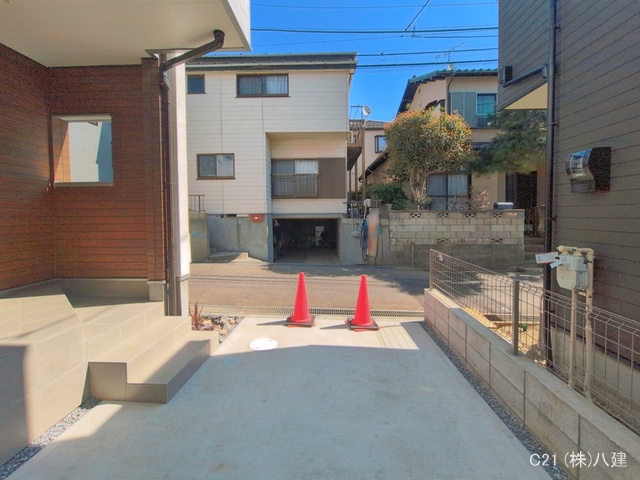千葉県松戸市八ケ崎１丁目の新築戸建て完成写真 2026年3月23日撮影