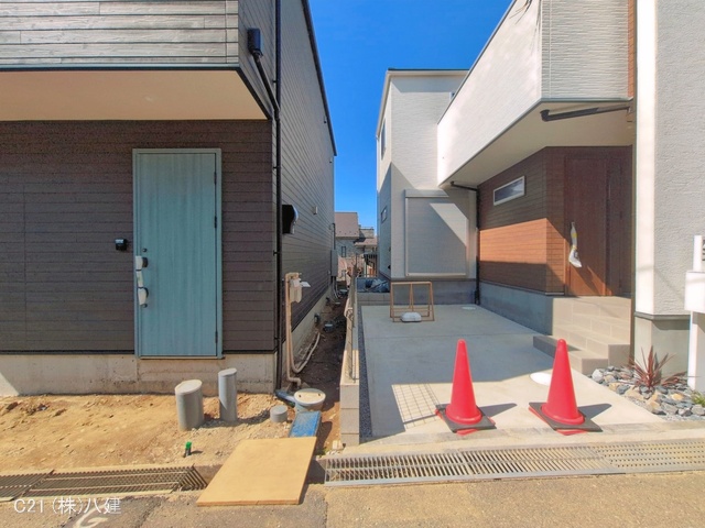 千葉県松戸市八ケ崎１丁目の新築戸建て完成写真 2026年3月23日撮影