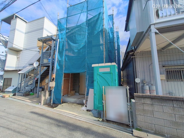 千葉県流山市東初石２丁目の新築戸建てシート写真 2026年2月9日撮影