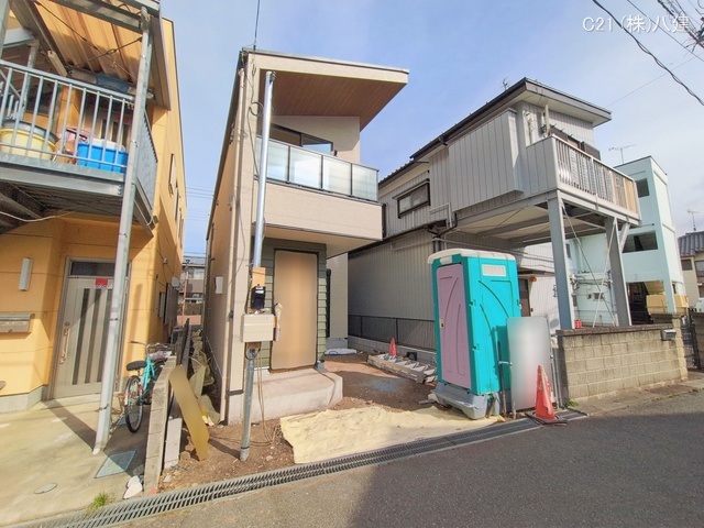 千葉県流山市東初石２丁目の新築戸建て外構写真 2026年2月19日撮影