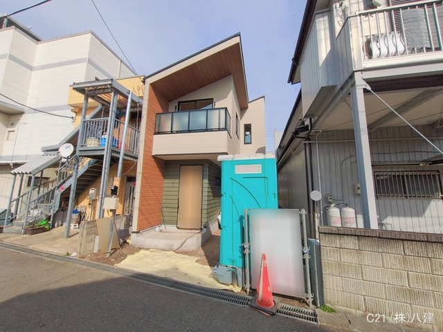 千葉県流山市東初石２丁目の新築戸建て外構写真 2026年2月19日撮影