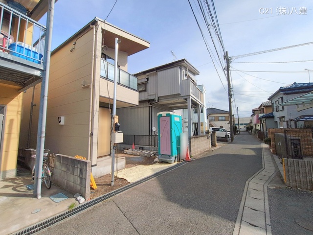 千葉県流山市東初石２丁目の新築戸建て外構写真 2026年2月19日撮影