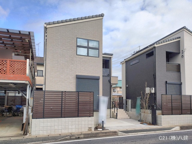 千葉県流山市西初石２丁目の新築戸建て完成写真 2026年2月9日撮影