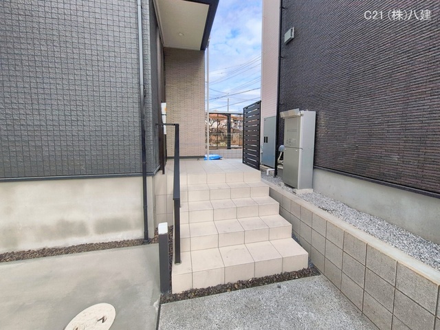 千葉県流山市西初石２丁目の新築戸建て完成写真 2026年2月9日撮影