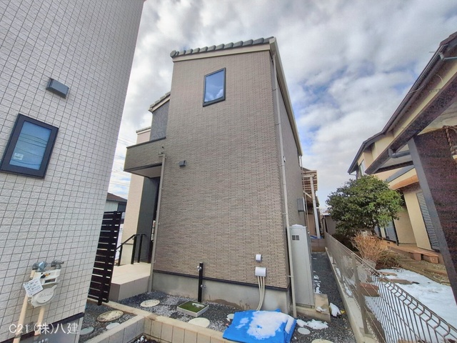 千葉県流山市西初石２丁目の新築戸建て完成写真 2026年2月9日撮影