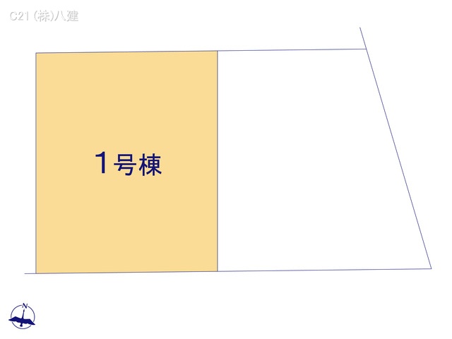 千葉県流山市西初石２丁目の新築戸建て全体区画図 ※図面と異なる場合は現況を優先