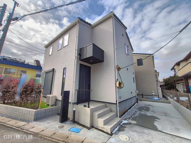 千葉県流山市西初石２丁目の新築戸建て完成写真 2026年2月9日撮影