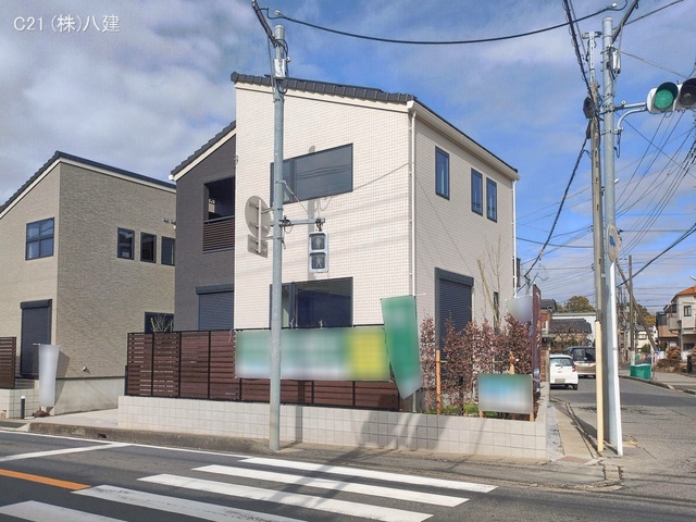 千葉県流山市西初石２丁目の新築戸建て完成写真 2026年2月9日撮影