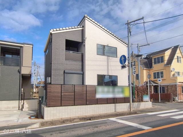 千葉県流山市西初石２丁目の新築戸建て完成写真 2026年2月9日撮影