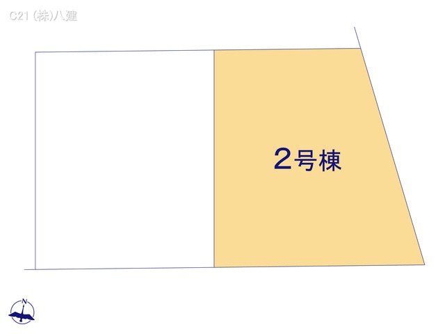 千葉県流山市西初石２丁目の新築戸建て全体区画図 ※図面と異なる場合は現況を優先