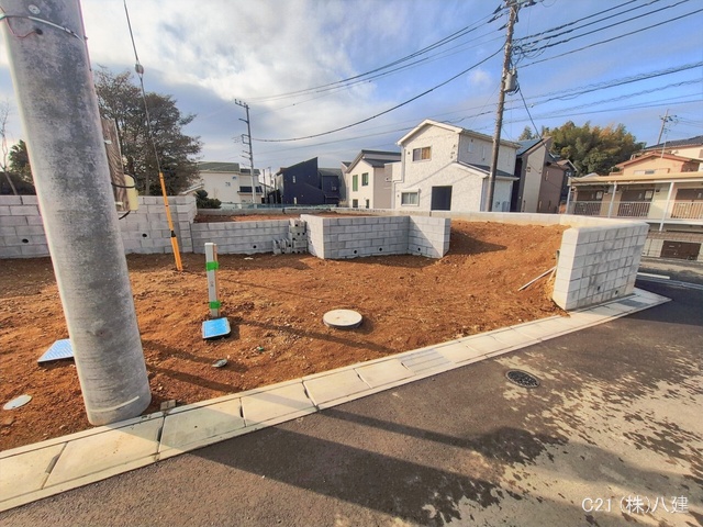 千葉県柏市高田の新築戸建て更地・土地写真 2026年2月17日撮影