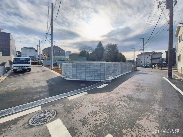 千葉県柏市高田の新築戸建て更地・土地写真 2026年2月17日撮影