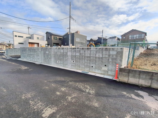千葉県柏市高田の新築戸建て更地・土地写真 2026年2月17日撮影