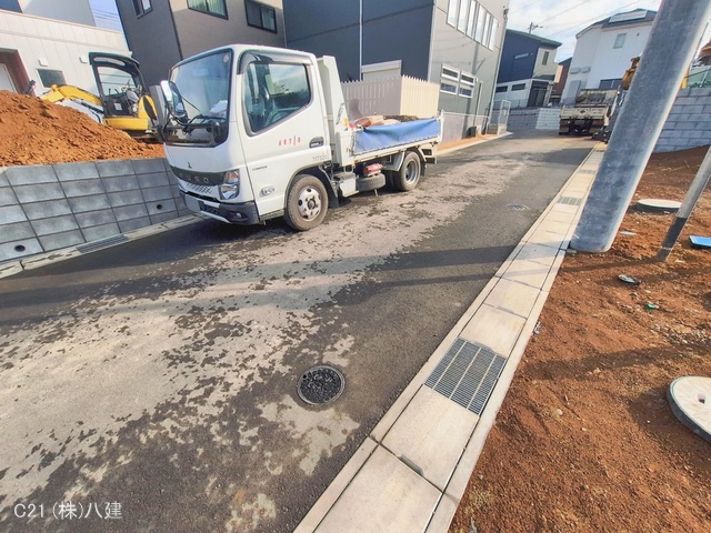 千葉県柏市高田の新築戸建て更地・土地写真 2026年2月17日撮影