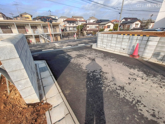 千葉県柏市高田の新築戸建て更地・土地写真 2026年2月17日撮影