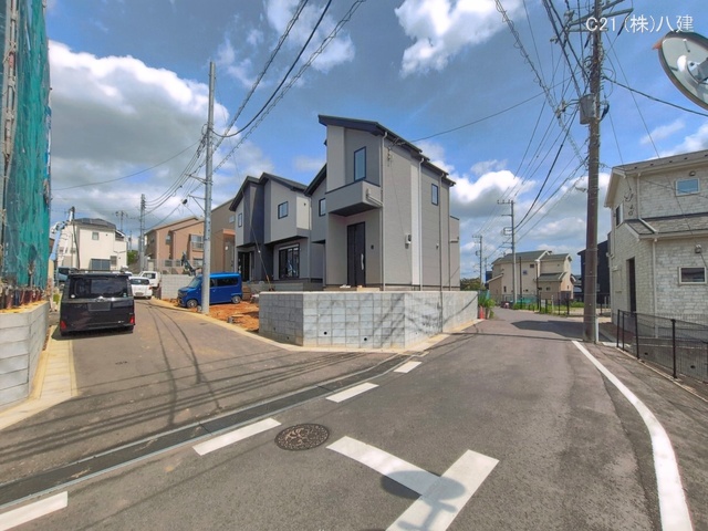 千葉県柏市高田の新築戸建て外構写真 2026年5月24日撮影