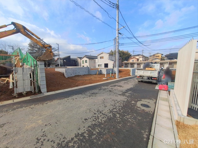 千葉県柏市高田の新築戸建て更地・土地写真 2026年2月17日撮影