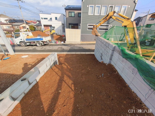 千葉県柏市高田の新築戸建て更地・土地写真 2026年2月17日撮影